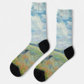 Chaussette Claude Monet - Champs de pavot près d'Argenteuil ( (Gauche)
