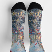 Chaussette Claude Monet - La Rue Montorgueil - Paris (Haut)