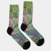 Chaussette Claude Monet - Le jardin d'Iris à Giverny (Droite)