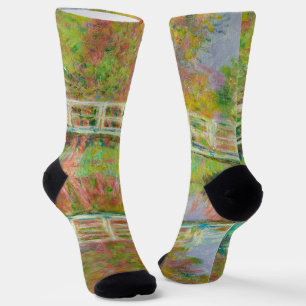 Chaussette Claude Monet - Le Pont japonais, Giverny