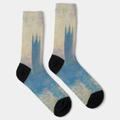 Chaussette Claude Monet Les maisons du Parlement Coucher de s (Droite)