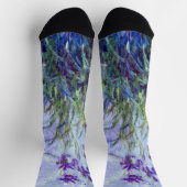Chaussette Claude Monet - Lilac Irises / Iris Mauves (Haut)