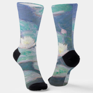 Chaussette Claude Monet - Nymphéas, Effet du soir
