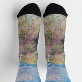 Chaussette Claude Monet - Promenade Cliff à Pourville (Haut)