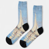 Chaussette Claude Monet - Régates à Argenteuil (Gauche)