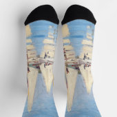 Chaussette Claude Monet - Régates à Argenteuil (Haut)