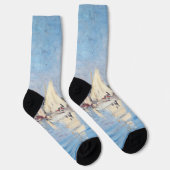 Chaussette Claude Monet - Régates à Argenteuil (Droite)