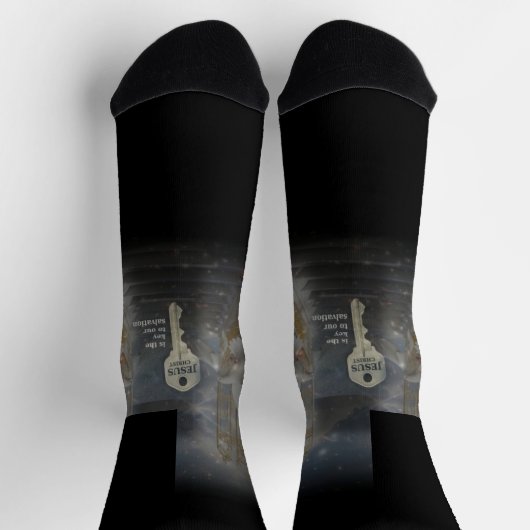 Chaussette Clé des chaussettes de salut (Haut)