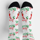 Chaussette Cloches Jingle Imprimé haute qualité Sentiment de (Haut)