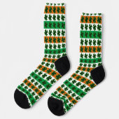 Chaussette Clover Irish Stripes St. Patrick's Day (Gauche)