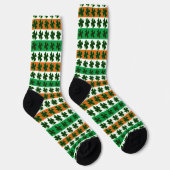 Chaussette Clover Irish Stripes St. Patrick's Day (Droite)