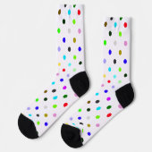 Chaussette Clown pois d'Halloween (Gauche)