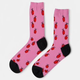 Chaussette Coccinelles rouges rampant Thunder_Cove