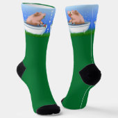 Chaussette Cochon dans le bain (Angulaire)