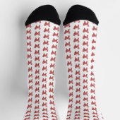 Chaussette Cockapoo Chien de Noël Chien mignonne Silhouette (Haut)