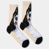 Chaussette Cocker Spaniel (Parti) Peinture - Art Chien origin (Droite)