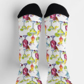Chaussette Cocktail Boissons Motif Margarita (Haut)