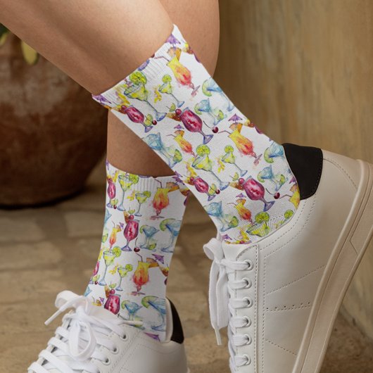 Chaussette Cocktail Boissons Motif Margarita