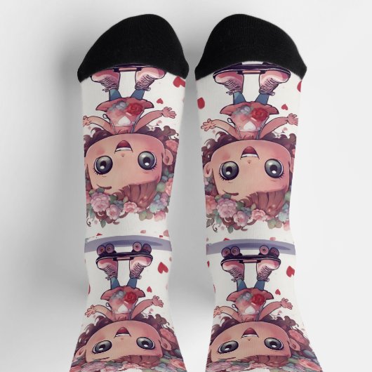 Chaussette cœur (Haut)