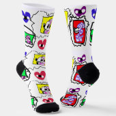 Chaussette Cœur de caniche (Angulaire)