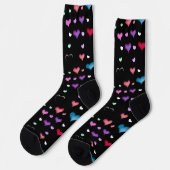 Chaussette Cœur de la Saint-Valentin (Gauche)