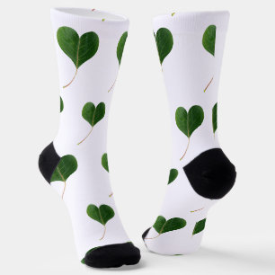 Chaussette Coeur feuille