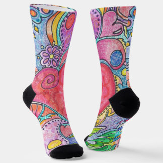 Chaussette Coeurs
