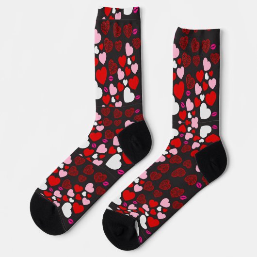 Chaussette cœurs (Gauche)