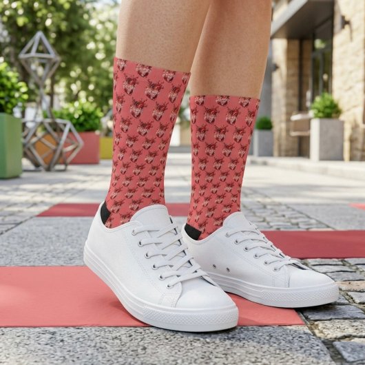 Chaussette Coeurs Chaussettes d'équipage