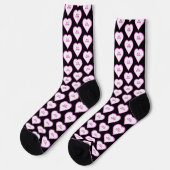 Chaussette Coeurs Chaussettes d'équipage de la Saint-Valentin (Gauche)