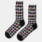 Chaussette Coeurs de bonbons Valentine (Gauche)