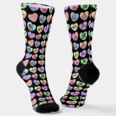 Chaussette Coeurs de bonbons Valentine (Angulaire)