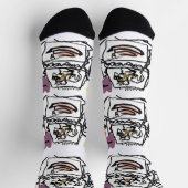 Chaussette Cœurs de husky (Haut)