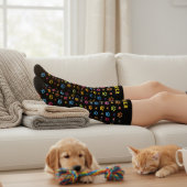 Chaussette Coeurs de nom personnalisés et chaussettes Emprein