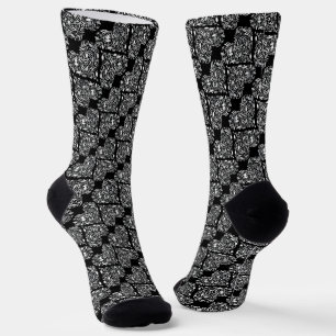 Chaussette Coeurs de notes musicales
