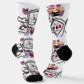 Chaussette Cœurs de Samoyède (Angulaire)