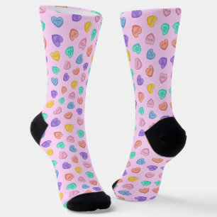 Chaussette Cœurs en bonbons