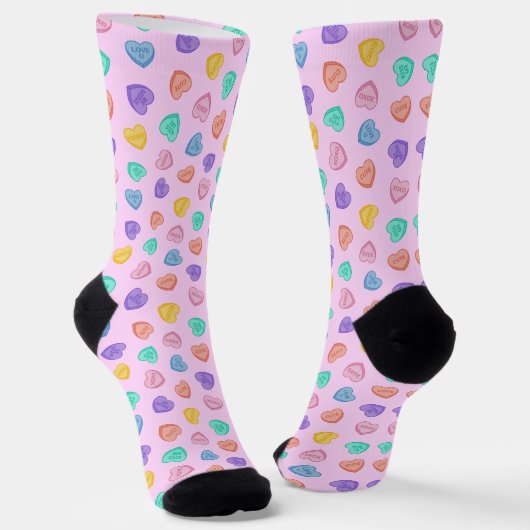 Chaussette Cœurs en bonbons (Angulaire)