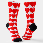 CHAUSSETTE COEURS LES CHAUSSURES DE LA JOURNÉE VALENTINE (Angulaire)