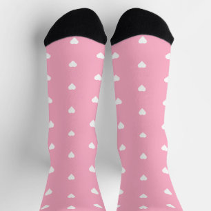 Chaussette Coeurs roses