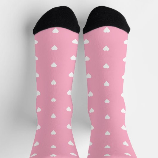 Chaussette Coeurs roses (Haut)