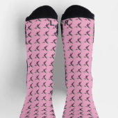 Chaussette Colibri rose (Haut)