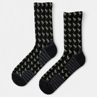Chaussette Colibri vert