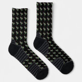 Chaussette Colibri vert (Droite)