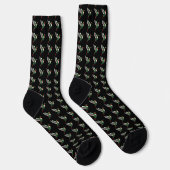 Chaussette Colibri vert (Droite)
