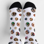 Chaussette Collage photo de nouveauté amusante (Haut)