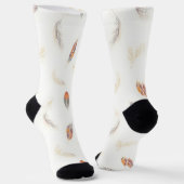 Chaussette Collection Boho de luxe en plumes branchées (Angulaire)