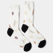 Chaussette Collection Boho de luxe en plumes branchées (Droite)