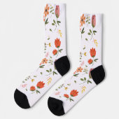 Chaussette collection de fleurs (Gauche)