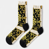 Chaussette Collection Florale Luxe Moderne (Gauche)